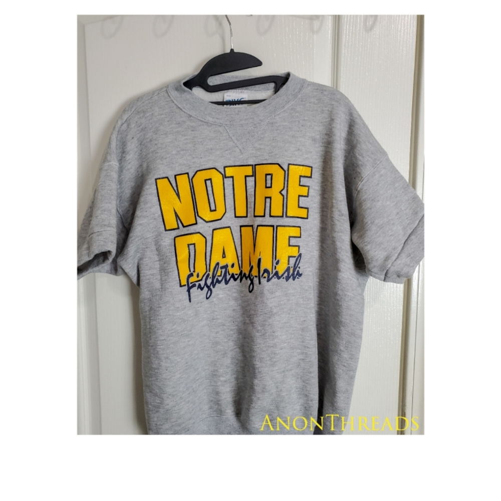 Notre Dame Vintage Short Sleeve Crewneck
